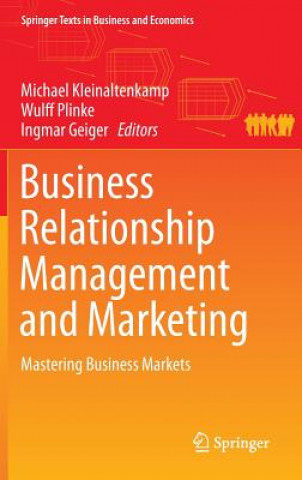 Kniha Business Relationship Management and Marketing Michael Kleinaltenkamp