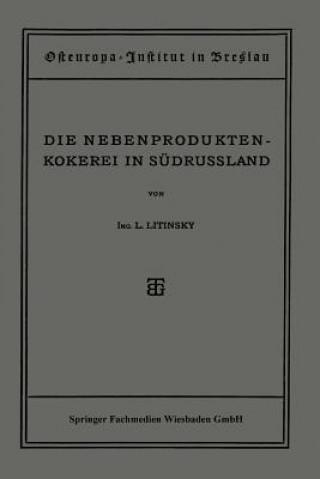 Książka Die Nebenproduktenkokerei in Sudrussland L. Litinsky