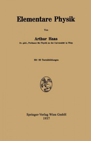 Book Elementare Physik Arthur Haas