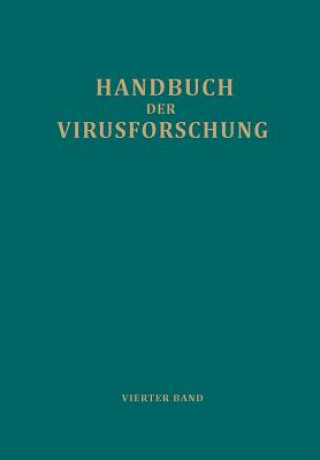 Книга Handbuch der Virusforschung Robert Doerr