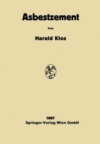 Könyv Asbestzement Harald Klos