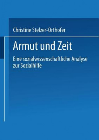 Könyv Armut Und Zeit Christine Stelzer-Orthofer