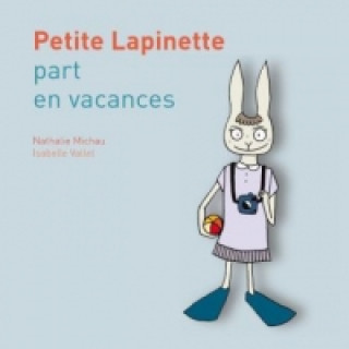 Carte Petite Lapinette part en vacances Nathalie Michau