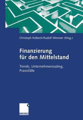 Książka Finanzierung Fur Den Mittelstand Christoph Kolbeck