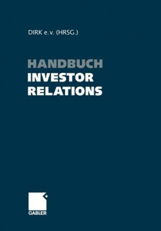 Knjiga Handbuch Investor Relations Dirk Deutscher Investor Relations Kreis