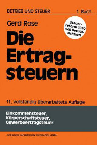 Buch Ertragsteuern Gerd Rose