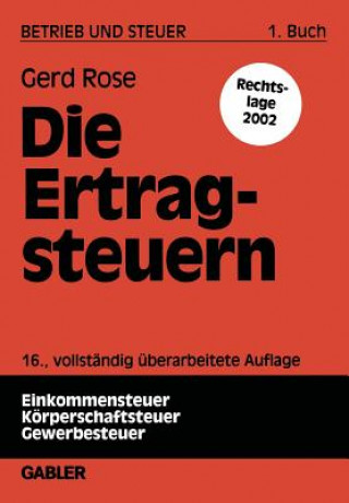 Könyv Ertragsteuern Gerd Rose