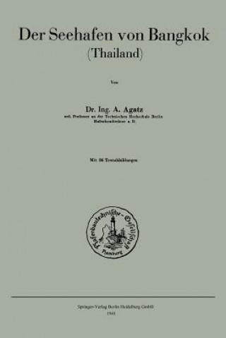 Książka Seehafen Von Bangkok Arnold Agatz