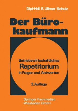 Kniha Der Burokaufmann Edith Ullmer-Schulz