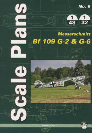 Книга Scale Plans Messerschmitt Bf 109 G-2 and G-6 Dariusz Karnas