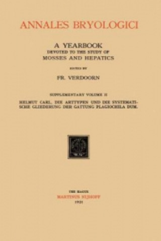 Carte Annales Bryologici Fr. Verdoorn