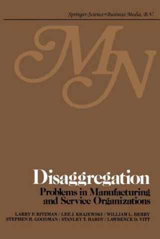 Kniha Disaggregation L.P. Ritzman