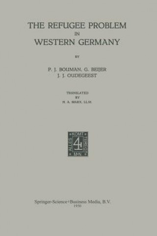 Book Refugee Problem in Western Germany NA Bouman