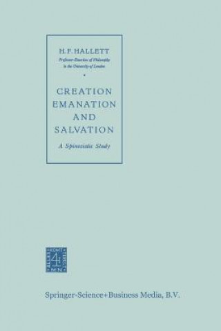 Könyv Creation Emanation and Salvation NA Hallett