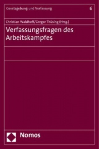Knjiga Verfassungsfragen des Arbeitskampfes Christian Waldhoff