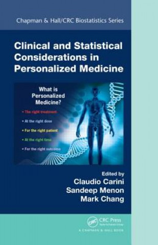 Książka Clinical and Statistical Considerations in Personalized Medicine Claudio Carini