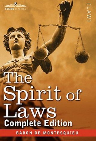 Book Spirit of Laws Charles Baron De Montesquieu