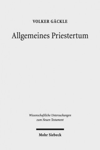 Książka Allgemeines Priestertum Volker Gäckle