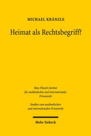 Книга Heimat als Rechtsbegriff? Michael Kränzle