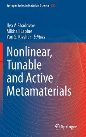 Könyv Nonlinear, Tunable and Active Metamaterials Ilya Shadrivov