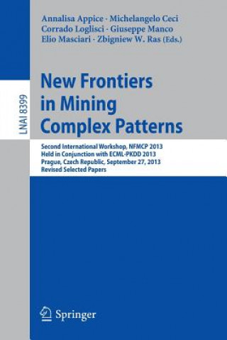 Carte New Frontiers in Mining Complex Patterns Annalisa Appice