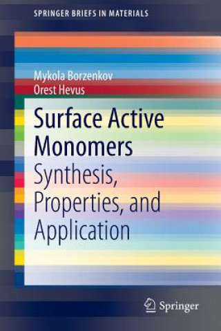 Książka Surface Active Monomers Mykola Borzenkov