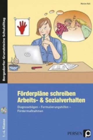 Libro Förderpläne schreiben: Arbeits- & Sozialverhalten, m. 1 CD-ROM Marion Keil