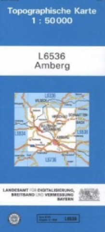 Tiskanica Topographische Karte Bayern Amberg 