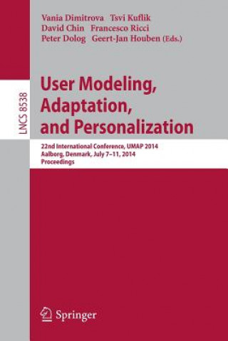 Book User Modeling, Adaptation and Personalization Vania Dimitrova