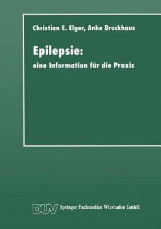 Kniha Epilepsie Christian Erich Elger