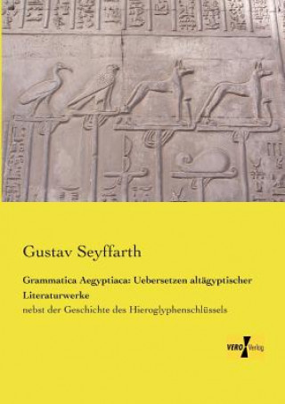 Carte Grammatica Aegyptiaca Gustav Seyffarth