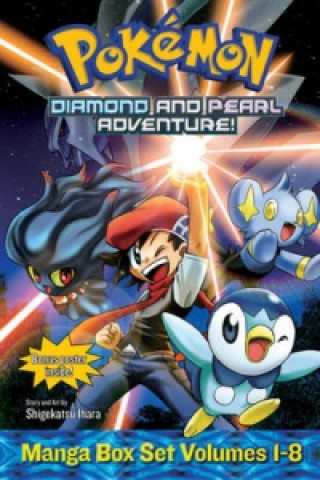 Książka Pokemon Diamond and Pearl Adventure! Box Set Shigekatsu Ihara