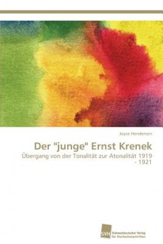 Book junge Ernst Krenek Joyce Henderson