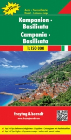 Nyomtatványok Campania - Basilicata Road Map 1:150 000 