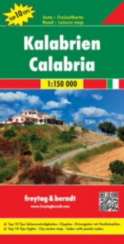 Tiskovina Calabria Road Map 1:150 000 