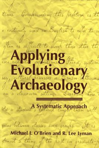 Carte Applying Evolutionary Archaeology Michael J. O'Brien
