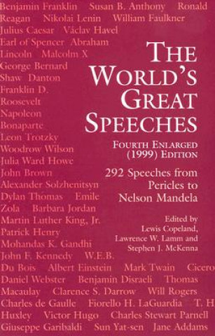 Książka World's Great Speeches COPELAND