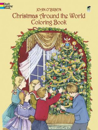 Książka Christmas Around the World Coloring Book Joan O'Brien