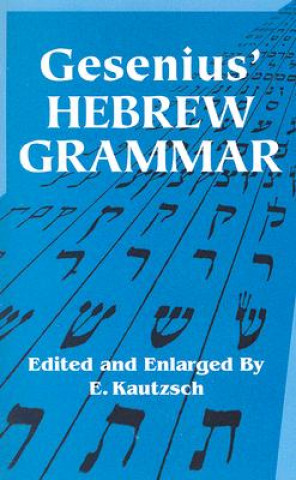 Carte Gesenius' Hebrew Grammar Wilhelm Gesenius