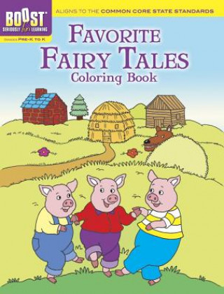 Könyv BOOST Favorite Fairy Tales Coloring Book Fran Newman-D'Amico