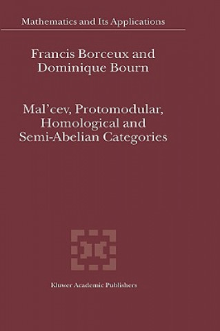 Knjiga Mal'cev, Protomodular, Homological and Semi-Abelian Categories Francis Borceux