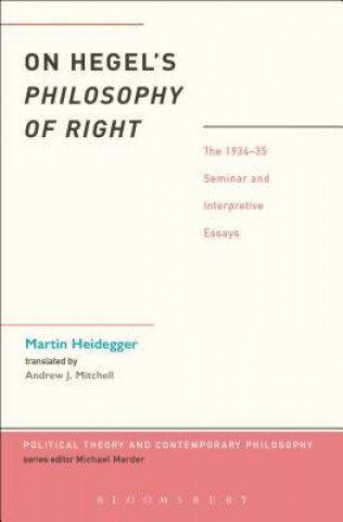 Knjiga On Hegel's Philosophy of Right Martin Heidegger