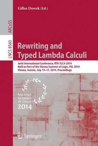 Könyv Rewriting and Typed Lambda Calculi Gilles Dowek