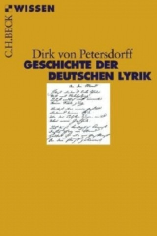 Carte Geschichte der deutschen Lyrik Dirk von Petersdorff