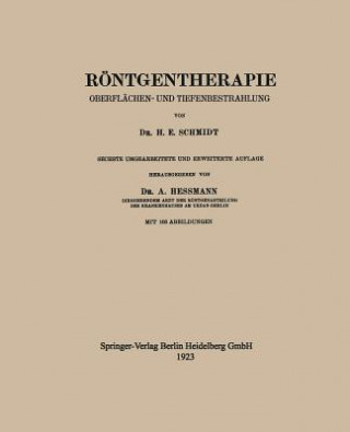 Книга Roentgentherapie H. E. Schmidt