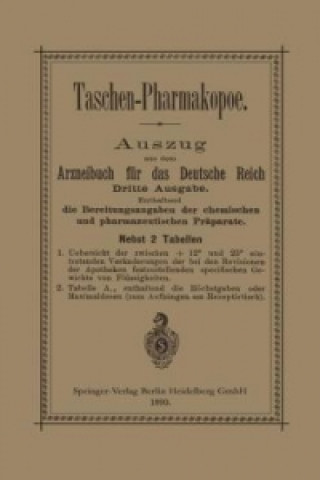 Könyv Taschen-Pharmakopoe 