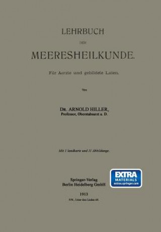 Książka Lehrbuch Der Meeresheilkunde Arnold Hiller