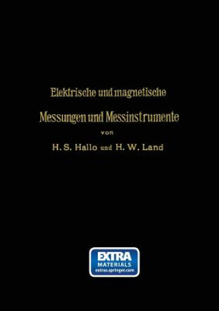 Kniha Elektrische Und Magnetische Messungen Und Messinstrumente Herman S. Hallo