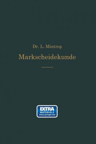 Kniha Einfuhrung in Die Markscheidekunde Ludger Mintrop