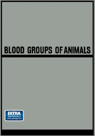 Kniha Blood Groups of Animals Josef Matou ek